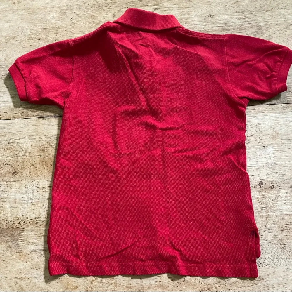 Vintage Polo by Ralph Lauren Boy’s Sz 5 Red Pique Knit Short Sleeve Polo‎